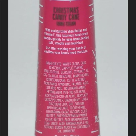 🎉3- CHRISTMAS CANDY CANE CREAM LOTION SHEA BUTTER - Picture 4 of 7